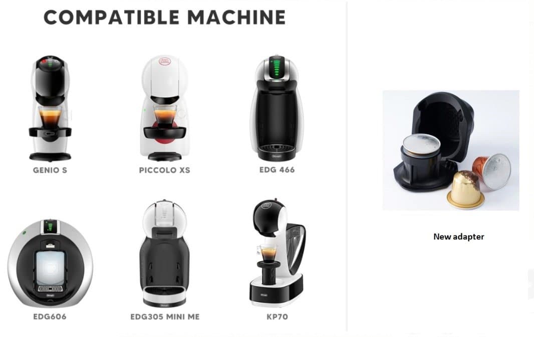 NEW Nespresso capsules adapter for dolce gusto genio S+