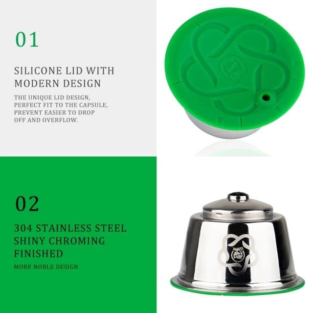 COFFEE REFILLABLE CAPSULE FOR DOLCE GUSTO