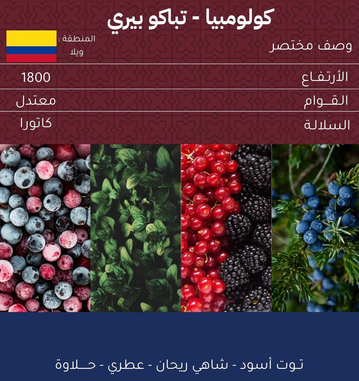 OWY Colombia Tabaco Berry | 250g