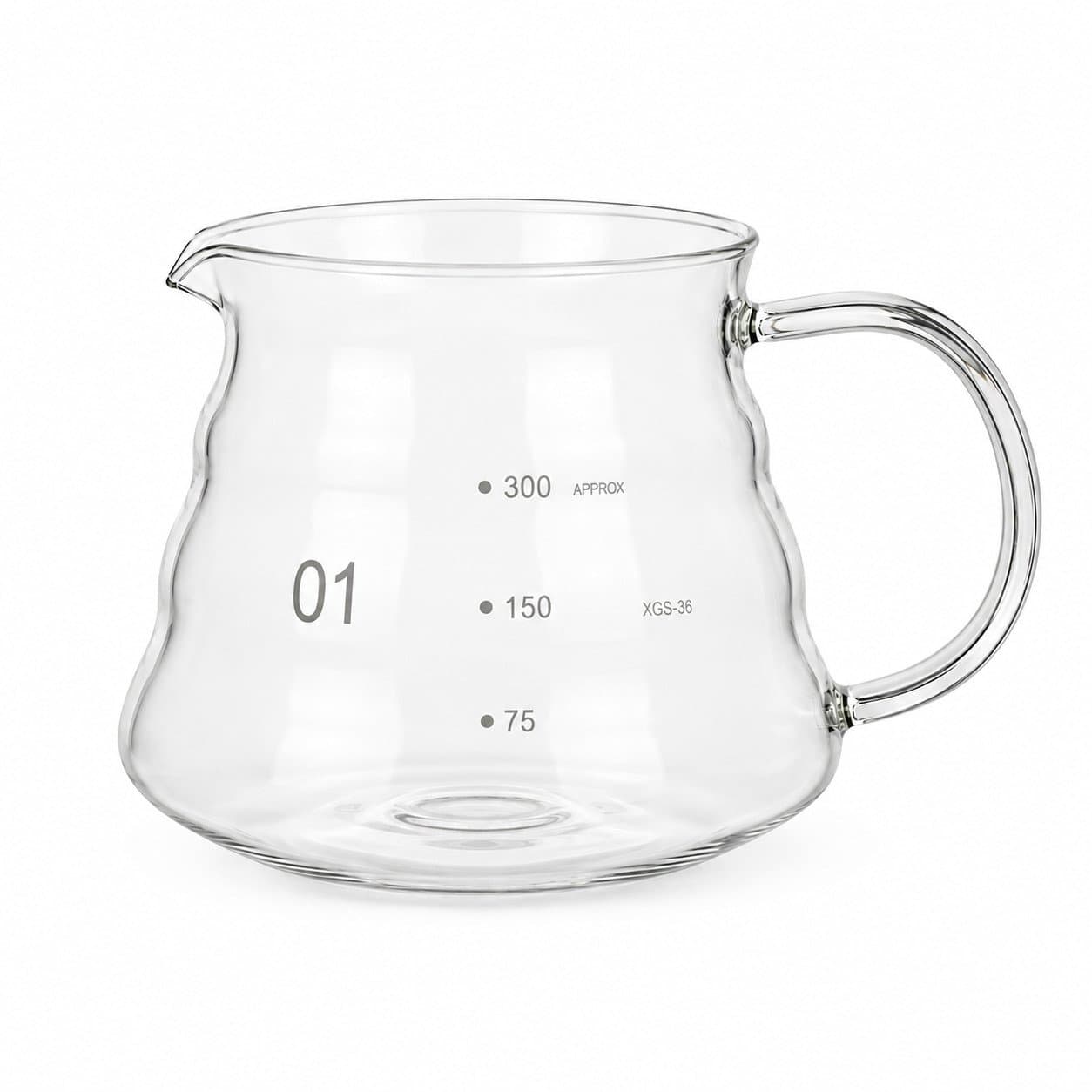 Clear Glass Coffee Server – 300ml