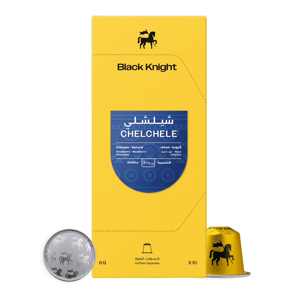 BLACK KNIGHT — Chelchele Ethiopia Coffee Capsules | Natural | 10 Capsules
