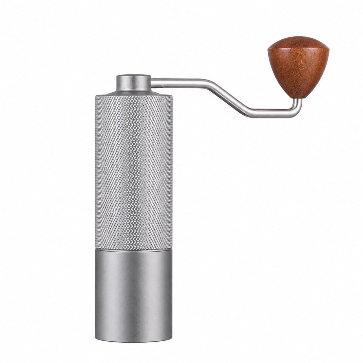 Portable Manual Coffee Grinder | Stainless Steel Gray