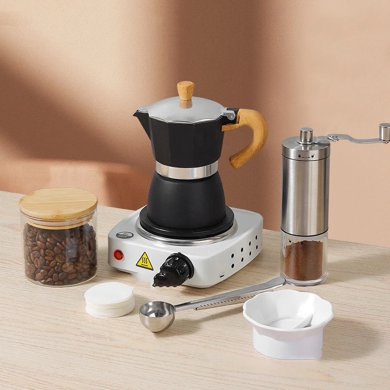 7IN PORTABLE ESPRESSO COFFEE MAKER SET