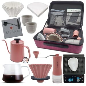MIBRU PINK V60 COFFEE COFFEE SET WITH 250 GM BEANS FREE