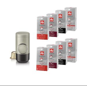 NESPRESSO ILLY ESPRESSO PACK 8 BOXES WITH WACACO