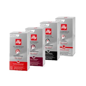 NESPRESSO ILLY ESPRESSO 4 BOXES 11 BD